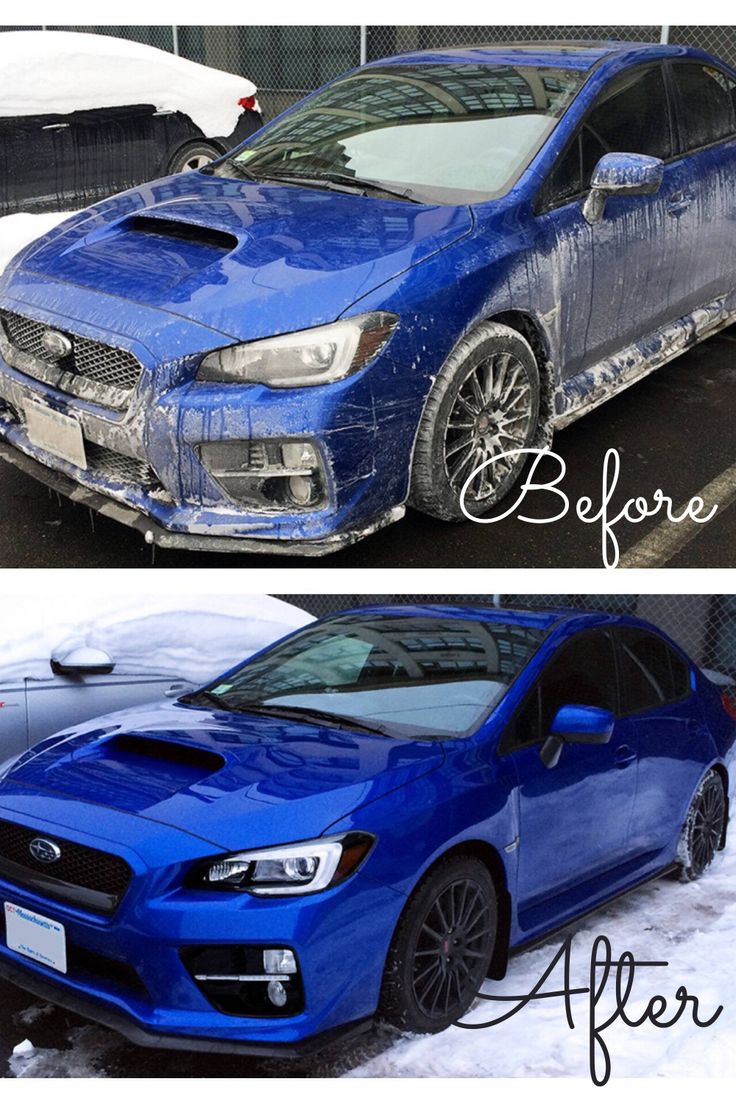 Car appearance before wash